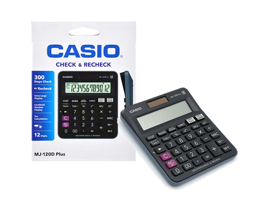 Casio Calculator MJ 120D Plus Business Calulators Office Zone