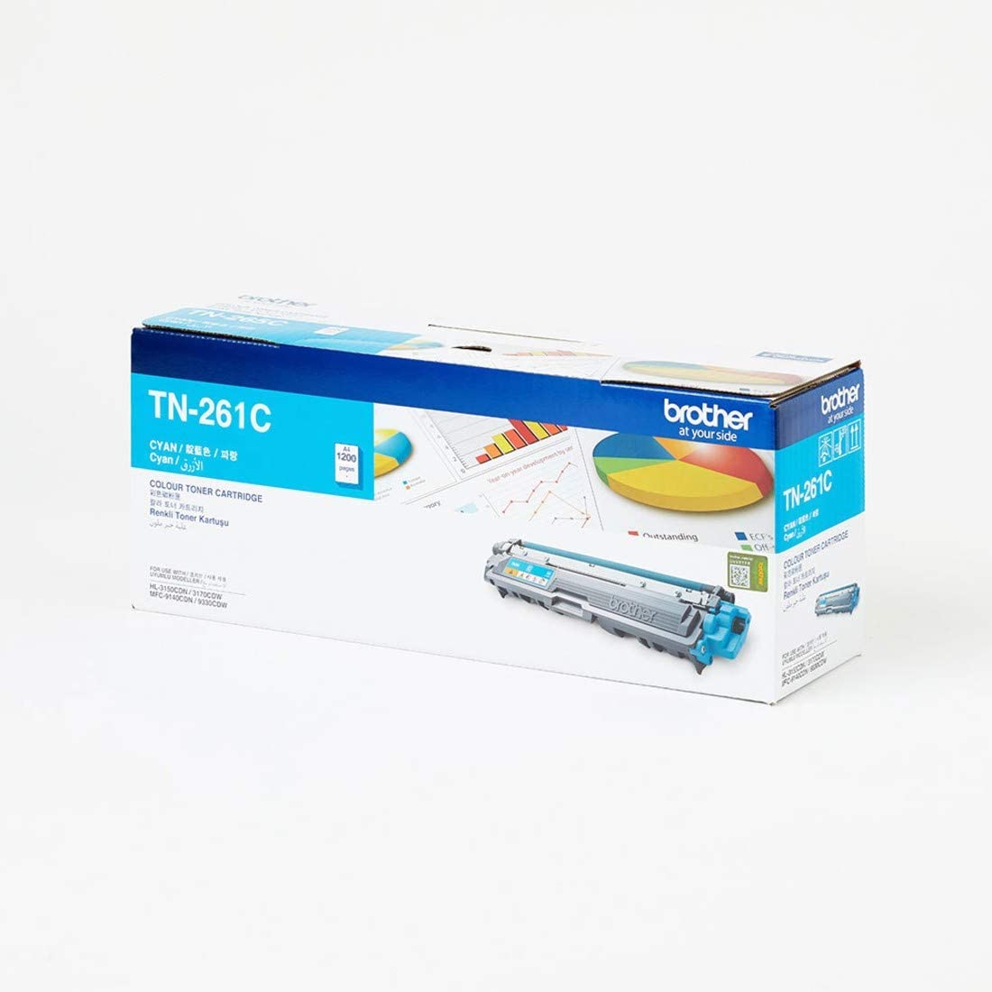 Brother TN261 Printer Cyan Toner Cartridge Brother Office Zone