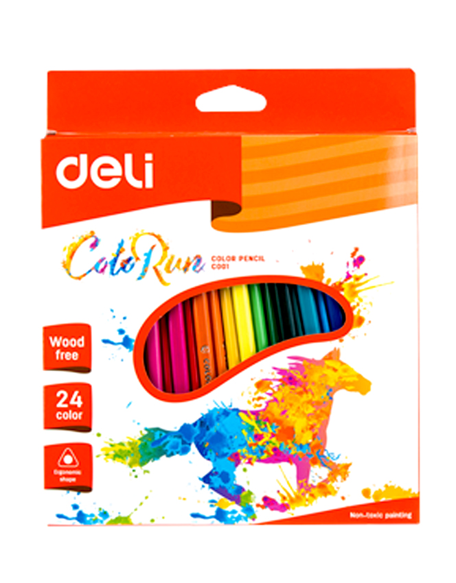 24 colour pencil set