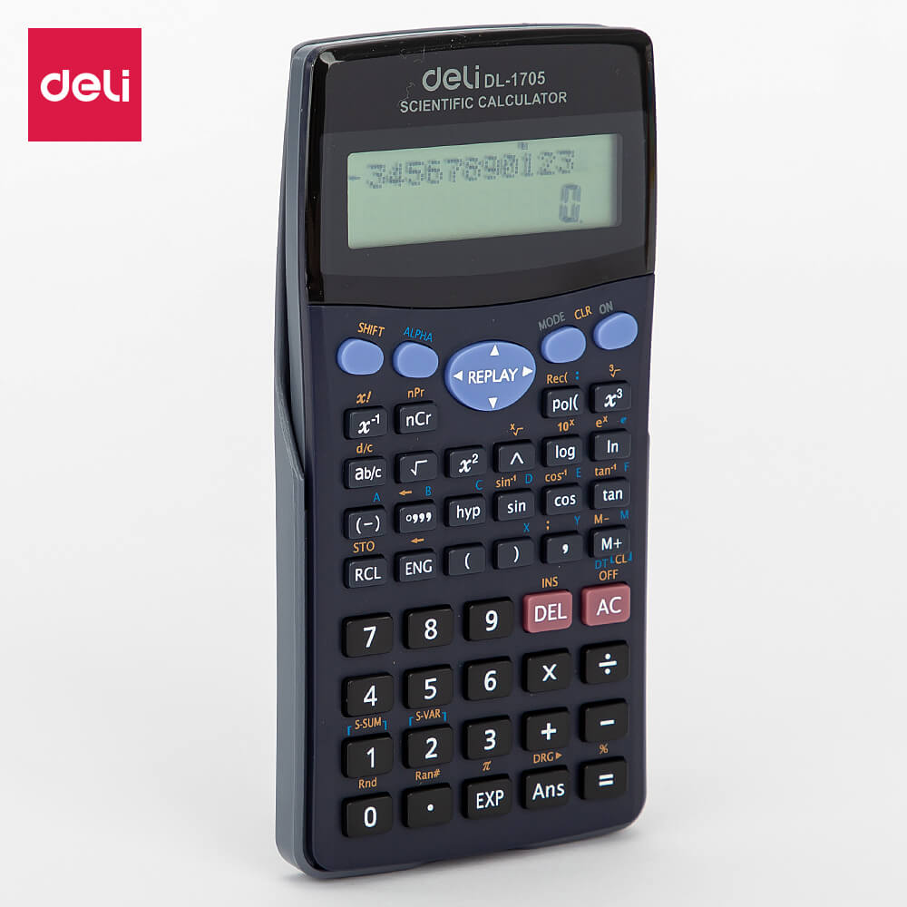 Deli DL 1705 Scientific Calculator Mixed Color Calulators Office Zone