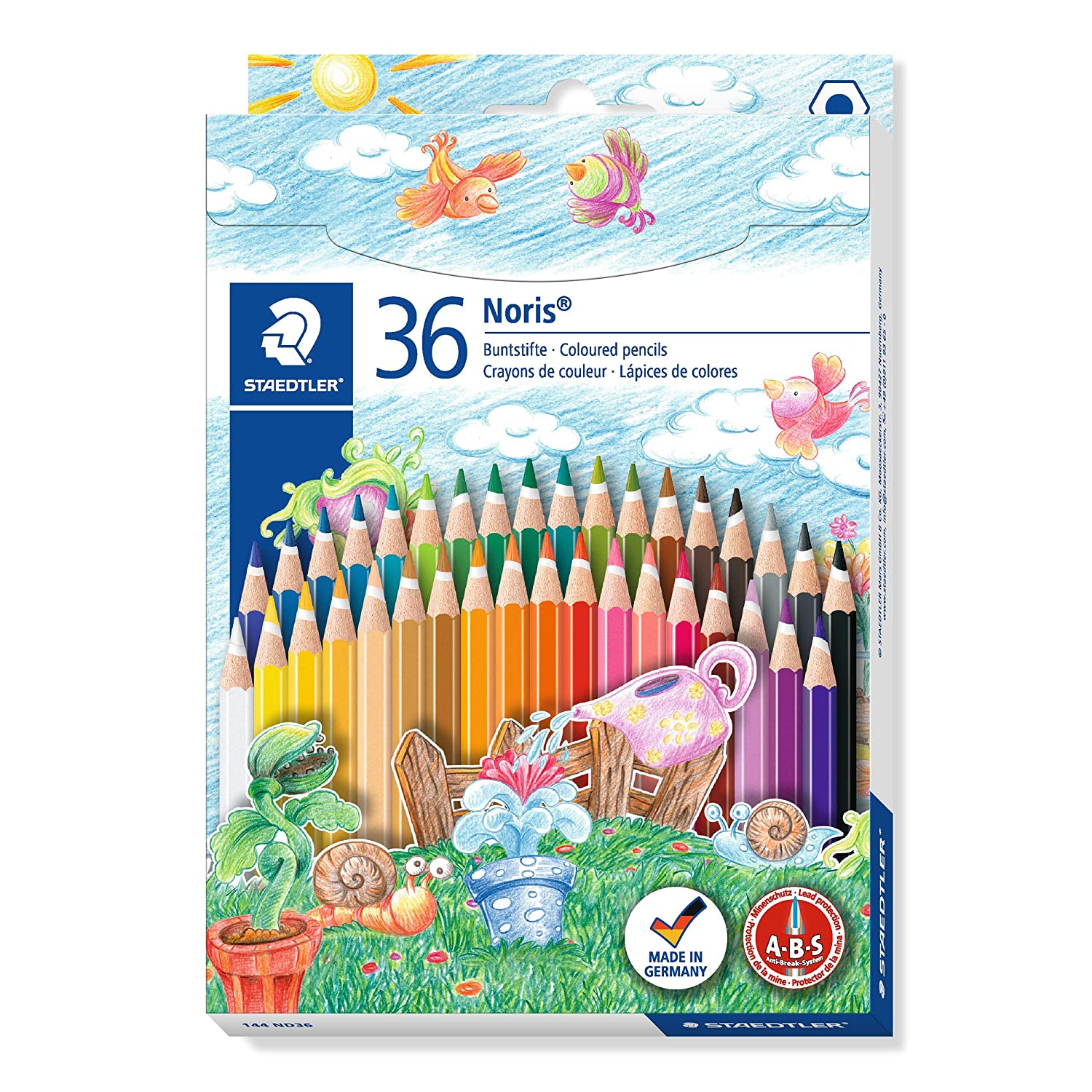 Staedtler Norris Aquarell 144 NC36 Watercolour Pencils, 36 Shades Color Pencils & Crayons