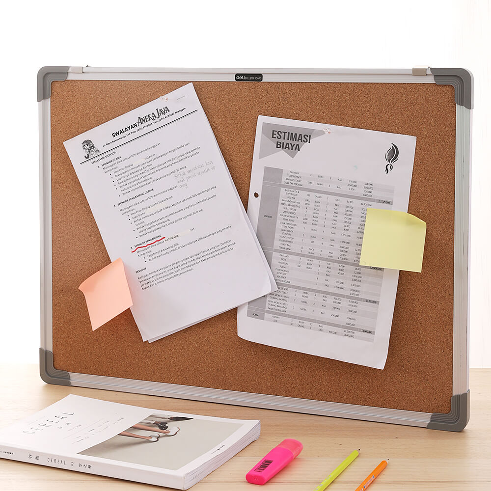 Deli Office Essential Bulletin Board Available in 2 color Boards