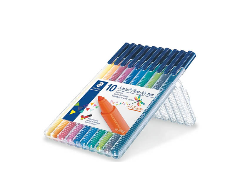 Staedtler Triplus Color 323 Triangular fibre - tip pen available in ...